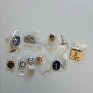 Vintage Goebel Hummel Club Member Pin Lot of 9